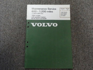 1980 Volvo Models Gasoline Engines Maintenance Service Shop Manual FACTORY OEM