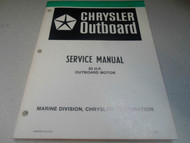 1981 Chrysler Outboard Service Manual 55 HP OEM Boat OB 3437 Outboard Motors