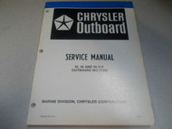 1981 Chrysler Outboard Service Manual 35 45 50 HP OEM Boat OB 3644