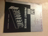 1950 GM Buick Cadillac Chevrolet Pontiac Bulletins Manual OEM RARE NOV 30TH
