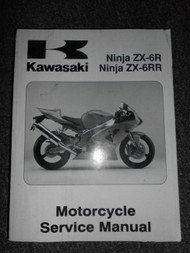 2003 Kawasaki Ninja ZX-6R ZX-6RR Service Repair Shop Manual OEM Motorcycle 03 X