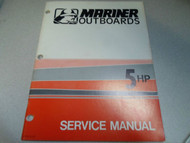 1976 Mariner Outboards Service Shop Repair Manual 5 HP Boat OEM FACTORY x