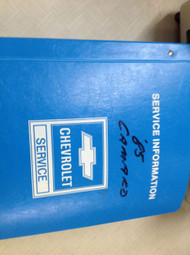 1985 CHEVROLET CHEVY CAMARO Service Shop Repair Manual BINDER EDITION x