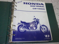 1983 83 HONDA CB1000C Service Shop Repair Manual OEM DEALERSHIP BOOK NEW