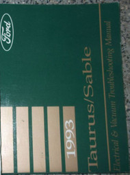 1993 FORD TAURUS MERCURY SABLE TAURUS Electrical Wiring Diagram Service Manual