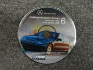 2002 Mercedes Benz COMAND NAV System Ohio Valley USA Digital Road Map CD#6