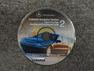 2002 Mercedes Benz COMAND NAV System Northwest Southwest Digital Road Map CD#2