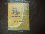 1966 Ford Mercury & Meteor Service Shop Repair Workshop Manual CDN Factory OEM