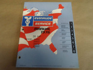 1976 Evinrude Service Shop Manual 35 HP 35602 35603 35652 35653 OEM Boat x