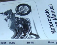 2001 Kawasaki ZR-7S ZR 7S MOTORCYCLE Service Repair Shop Manual OEM FACTORY