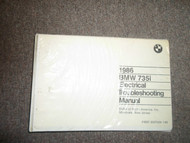 1986 86 BMW 735i 735 i Electrical Troubleshooting Service Repair Manual OEM 86