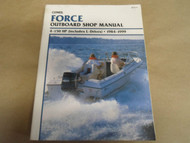 1984-1999 Clymer Force Outboard Shop Manual 4-150 HP L-Drive Boat B751-4 x