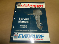 1992 Johnson Evinrude Outboards 9.9 thru 30 Service Shop Manual OEM Boat 508142