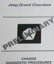 1999 JEEP GRAND CHEROKEE PRELIMINARY CHASSIS Diagnostic Service Manual OEM 99
