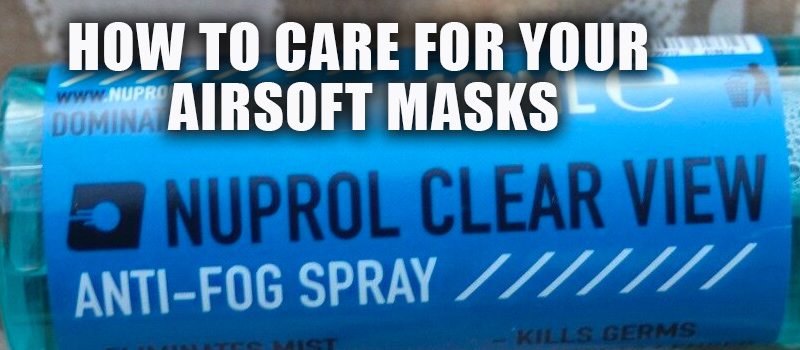airsoft mask care