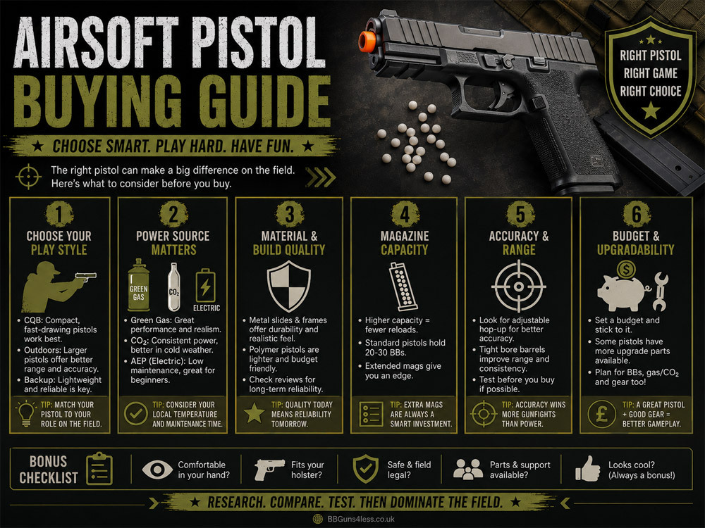airsoft pistol buying guide