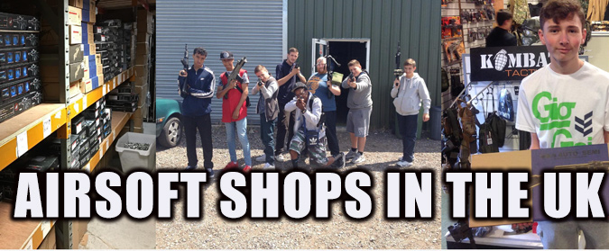 airsoft shops in the uk
