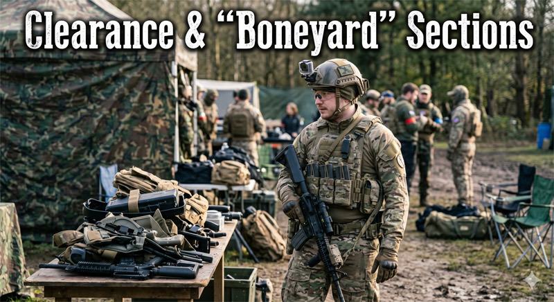 clearance and bone yard airsoft guns