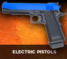 TWO TONE ELECTRIC BB GUN PISTOLS 