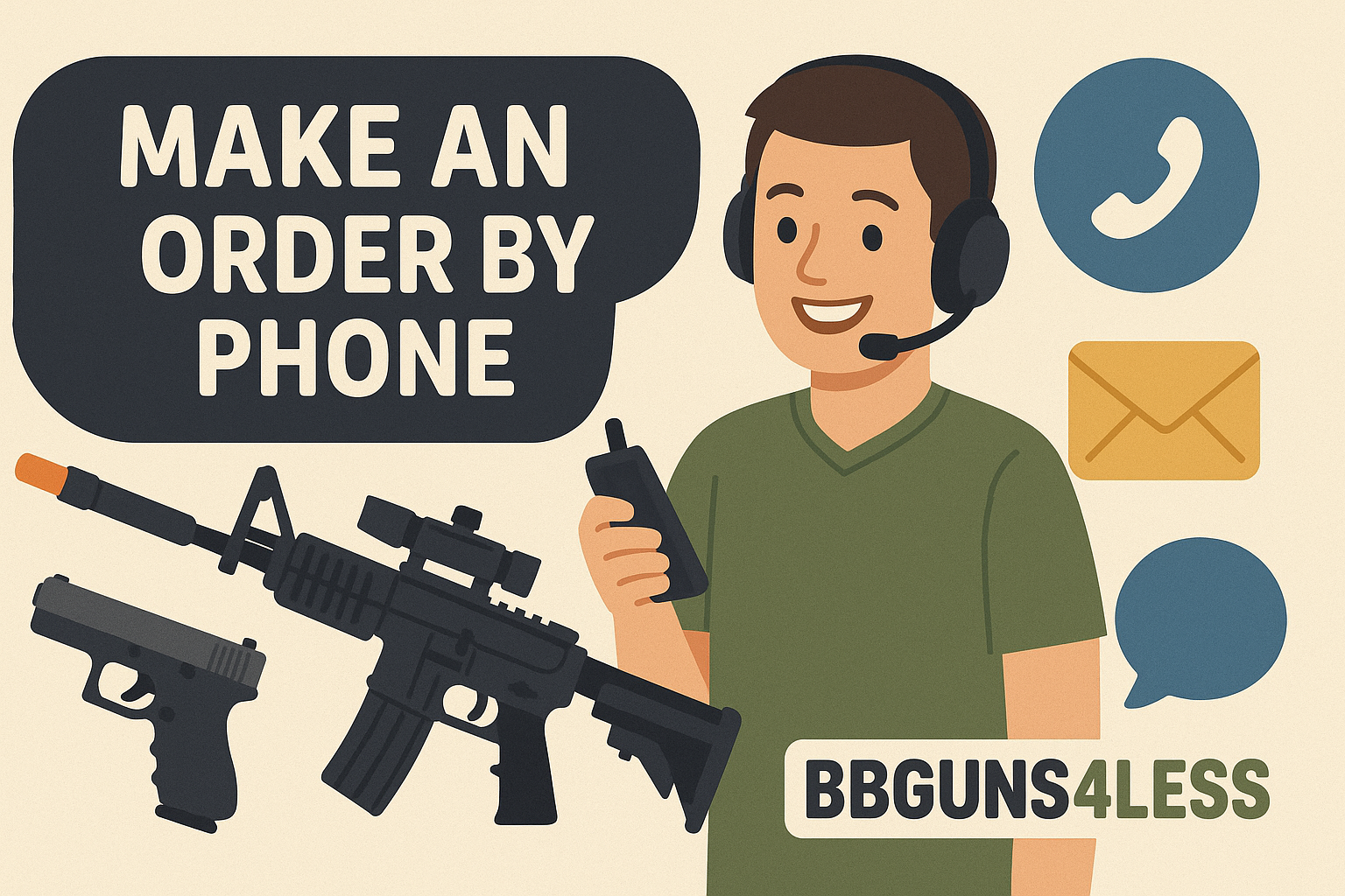 order bb guns by phone 
