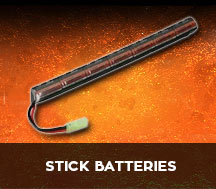 Airsoft stick batteries