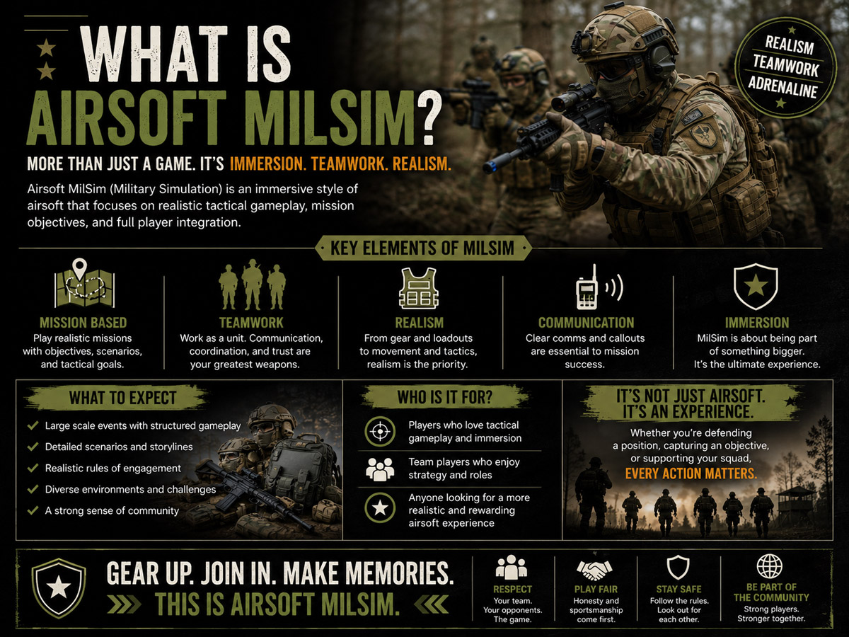 what is airsoft milsim 