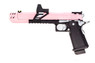 Raven Hi Capa Dragon 7 BDS Gas Pistol in Pink with Red Dot Sight