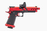 Vorsk CS Hi Capa Vengeance 5.1 GBB Pistol with BDS in Black & Red (VGP-02-CS-05-BDS)