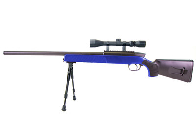 Double Eagle M50A Airsoft BBGun Sniper Rifle in Blue