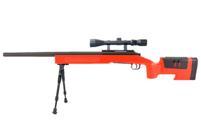 Double Eagle M62 Airsoft Sniper Rifle In Red
