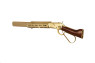 A&K Winchester 1873RS Mare's Leg Rifle in Gold Finish with Real Wood