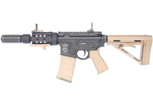 BOLT B4 PMC QDC B.R.S.S Airsoft AEG with Silencer in Tan (BLT-B4PMCQDS-T)