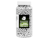Bulldog Bio BB pellets 2000 x 0.20g Bottle in white