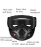 Airsoft Full Face Mask 2 with Plastic Lens