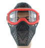 Gel Blaster Full Face Mask 1 with Plastic Lens in Red