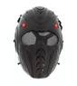 X1 Airsoft Full Face Mask with Mesh Eye Protection in Black
