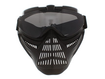  K04 Airsoft Full Face Mask with Plastic Lens Eye Protection (K04-BK)