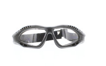 G01 Airsoft Goggles with Plastic Lens in Black