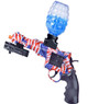 Gel Ball Blaster Revolver Fully Auto Rechargeable in USA Flag Decor