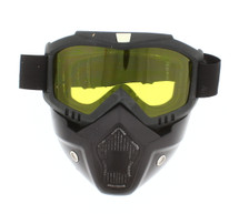 Airsoft Full Face Mask BF655 with Yellow Plastic Lens