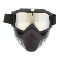 Airsoft Full Face Mask BF655 with Mirror Plastic Lens
