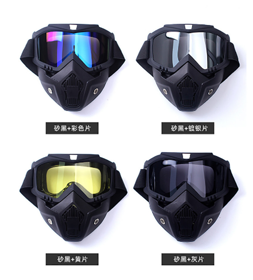 Airsoft Full Face Mask BF655 with Chameleon Plastic Lens bbguns4less