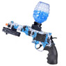 Gel Ball Blaster Revolver Fully Auto Rechargeable in Graffiti Blue 