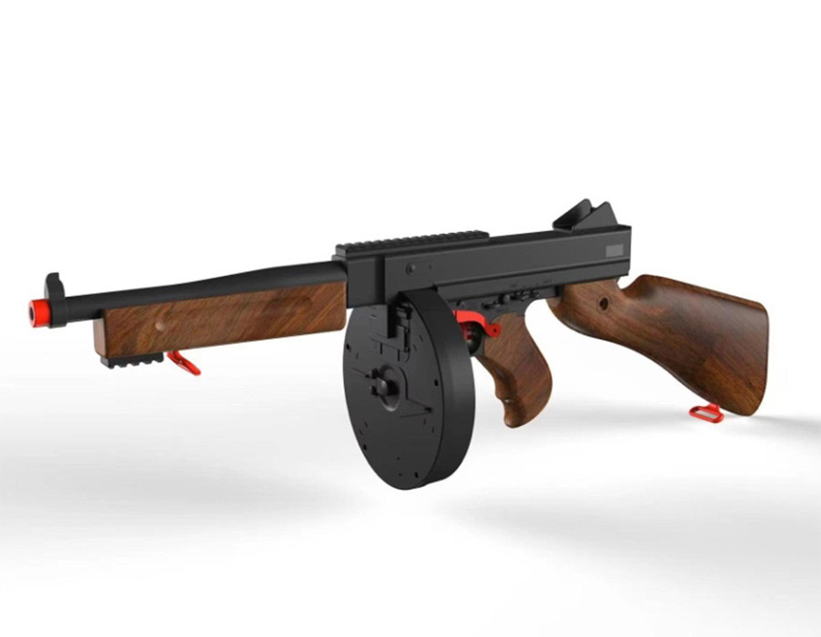 Gel Ball Blaster Thompson M1 Electric Rifle in Wood - bbguns4less