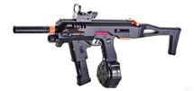 Gel Ball Blaster Carbine Full Auto Rechargeable Battery in Black