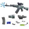 Gel Ball Blaster AK47 Fully Automatic Rechargeable Battery in Camo