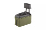 A&K - Box Magazine for M249 Replicas 1500 BB Capacity in Ranger Green