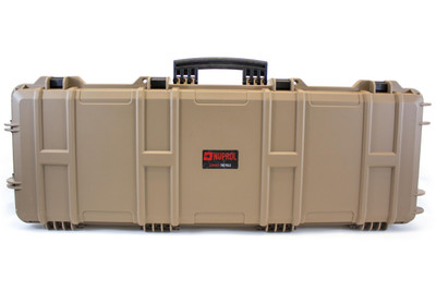 Nuprol Large Hard Case with Wheels in Tan (Pick and Pluck Foam) (NHC-04-TAN)