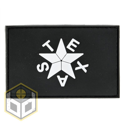 TEXAS STAR PVC PATCH (TEXAS1B)