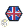 UK FLAG FULL COLOUR BALLISTIC HEX PATCH (BH00039)